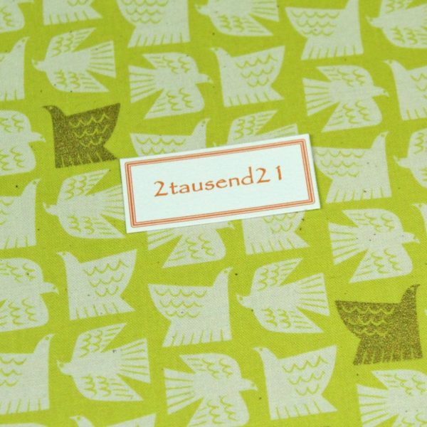 Buchkalender 2020 limonengrün gold