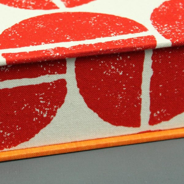 Schatzkästchen creme rot mit Punkten