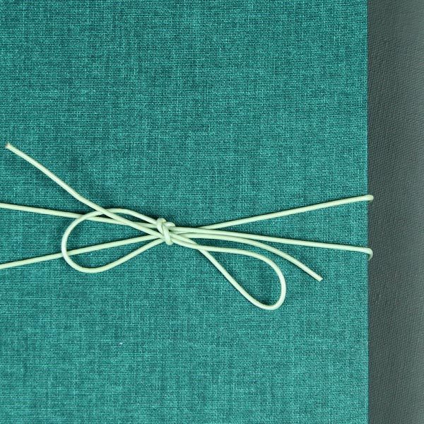 Tagebuch flaschengünes Leinen