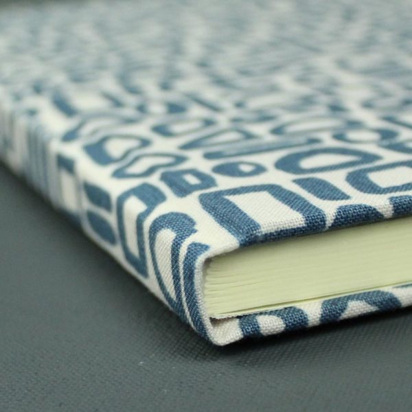 Notizbuch DIN A5 blau creme