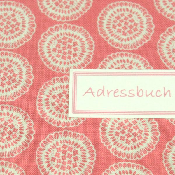 Apricot creme gemustertes Adressbuch
