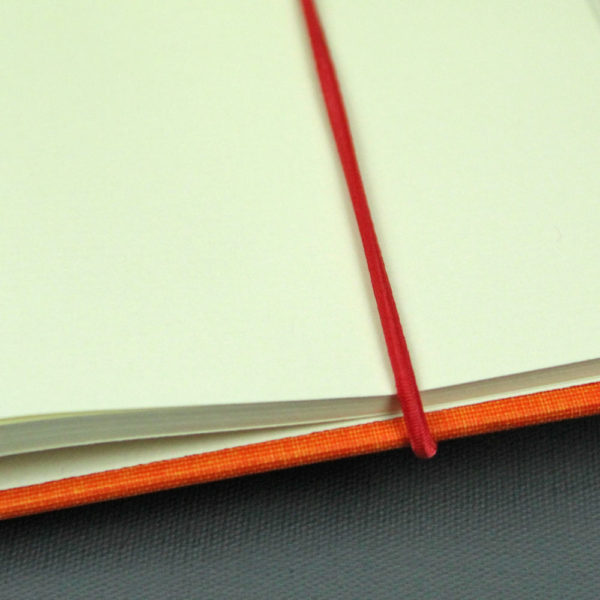 blanko Notizbuch in Orange