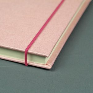 Notizbuch DIN A6 rosa perlmutt