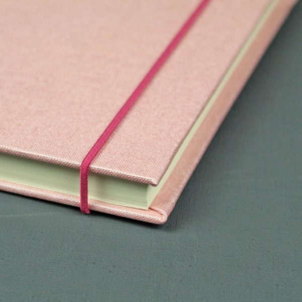 Notizbuch DIN A6 rosa perlmutt