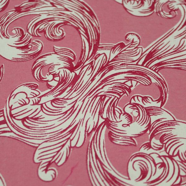 Schminkkästchen pink rosa mit Ornamenten
