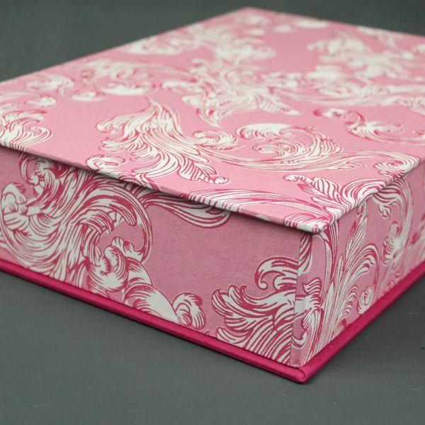 Schreibtischkasten pink rosa