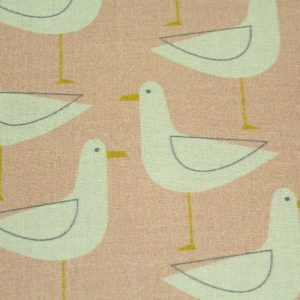 Liniertes Babytagebuch mit Möwen