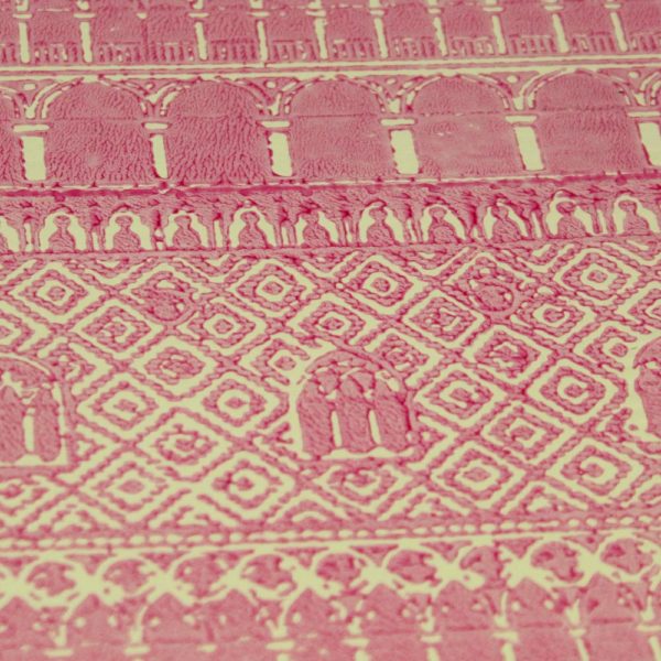 DIN A4 Kasten rosa weiß mit Venedig Motiv