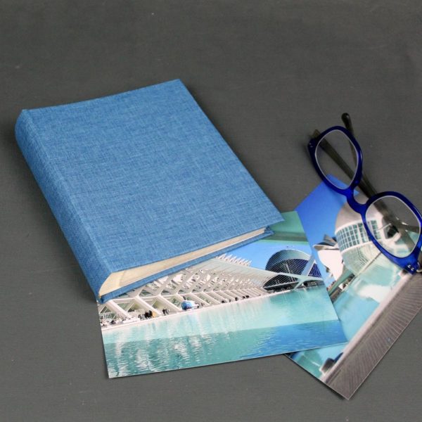 Einsteckalbum in Mittelblau