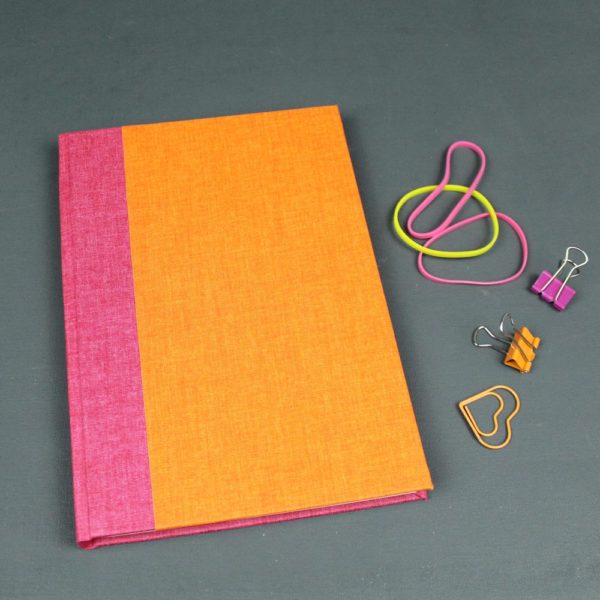 Pink orange Tagebuch DIN A5