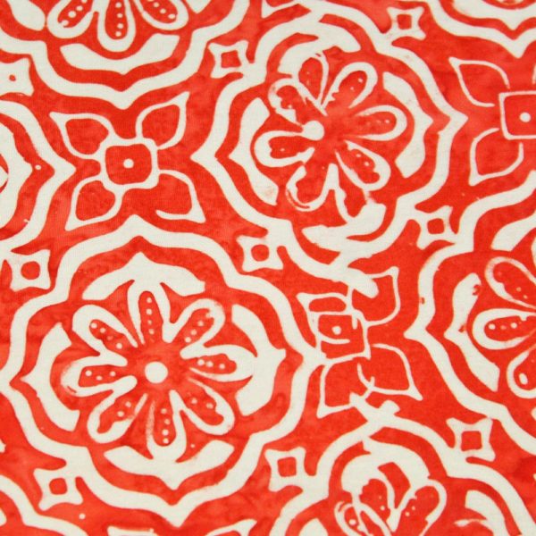 Ewiger Kalender im Orange Batiklook