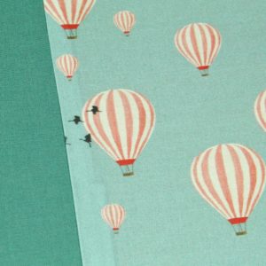 Fotoalbum Stoff bezogen mit Heißluftballons
