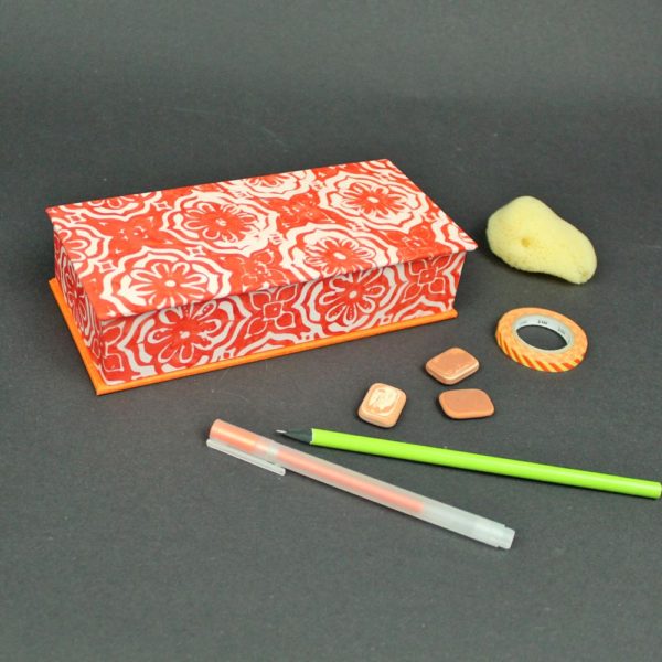 Stifteschachtel orange creme