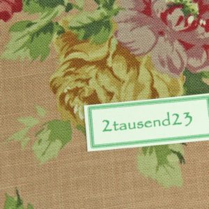 Wochenplaner 2023 altrosa mit Rosen personalisiert