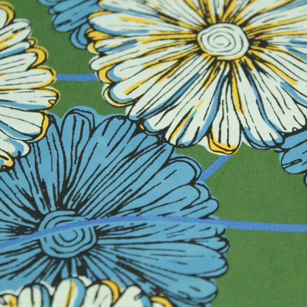 Schmuckkästchen grün blau geblümt