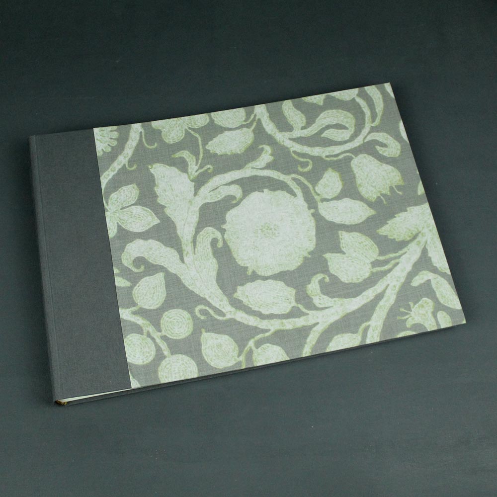 Fotoalbum taupe Ornamente Querformat