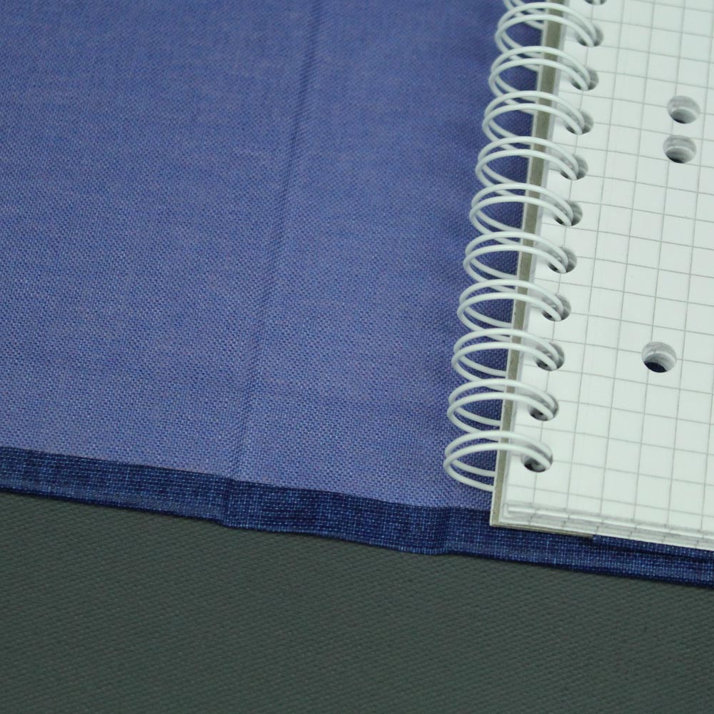 Collegeblockhülle blau lila DIN A5